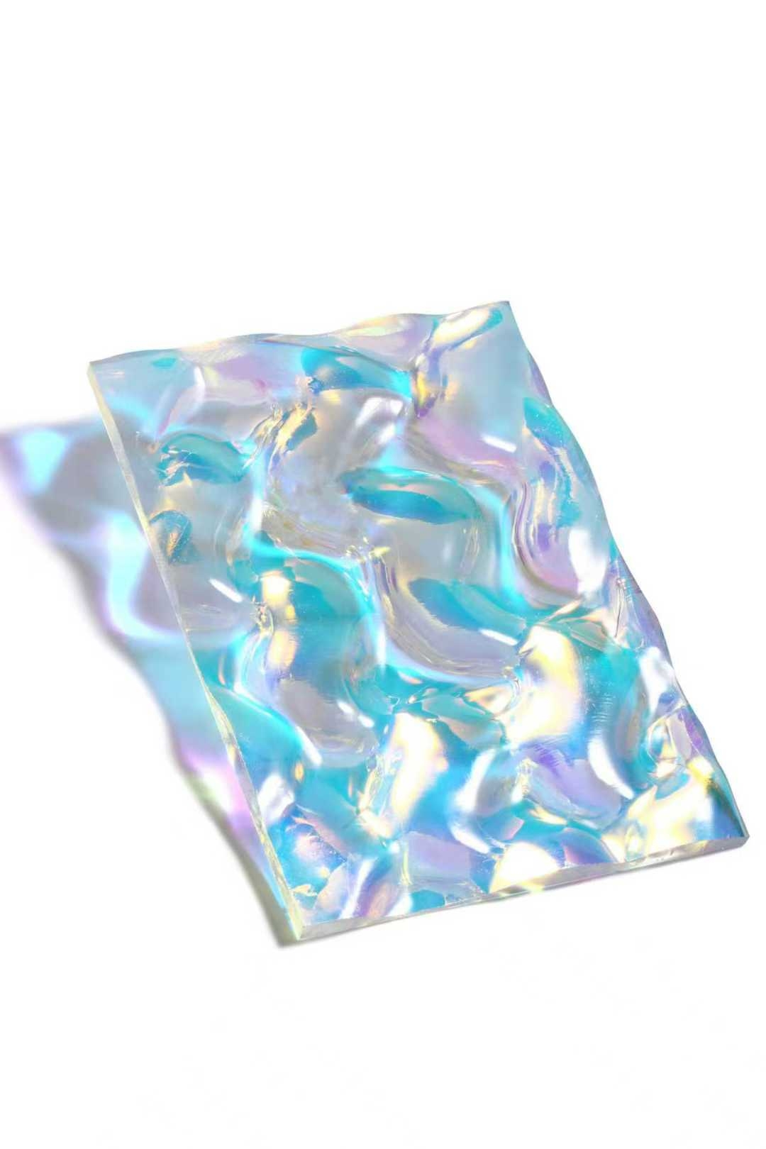 3MM Thickness Color Flow Pattern Acrylic